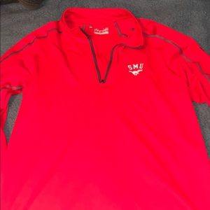 SMU under armour pull over